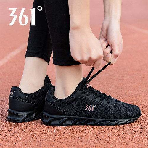 361跑步鞋女鞋夏季新款软底减震轻便跑鞋透气网鞋女士网面运动鞋 - 图1