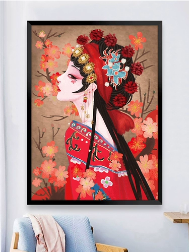 Alien Diamond Cross Stitch 2023 Новая бриллиантовая живопись пекинга оперная опер