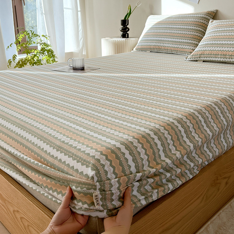 品牌100纯棉老粗麻布床笠罩全包型单件加厚定制2025新款四季通用,淘宝优惠券,粉丝福利购,淘宝优惠卷