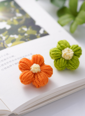 手工泡芙花装饰高颜值