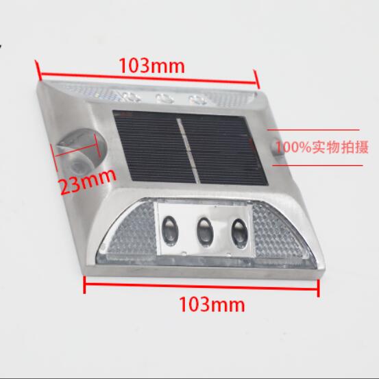 太阳能道钉灯高速公路铸铝地面地埋灯庭院灯爆闪灯反光led警示灯 - 图2