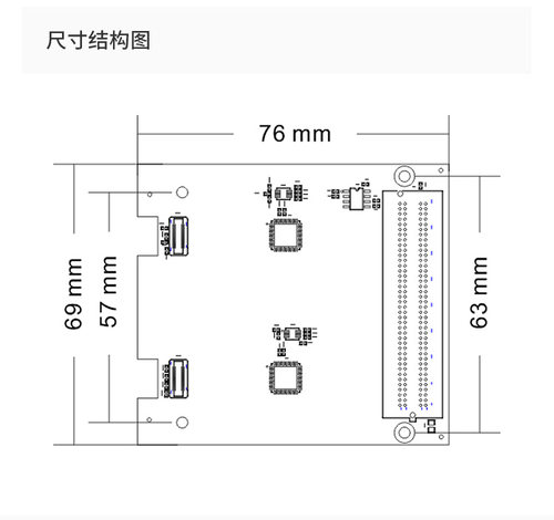 ALINX MIPI 双目摄像头1300万 IMX214 FMC子板 FPGA开发板 FL0214 - 图1
