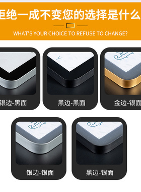 仨友铝合金磁吸营业执照框简约