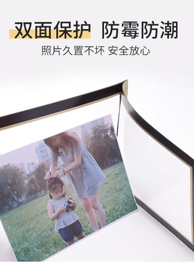 磁吸简约照片墙组合相框打印照片