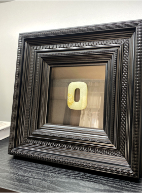 新中式样板间书房书柜装饰