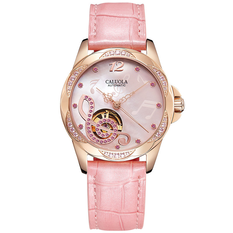 卡罗莱女士时尚潮流正品牌机械表 vordo国产腕表