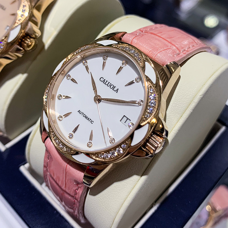 卡罗莱机械女士简约气质正品女表 vordo国产腕表