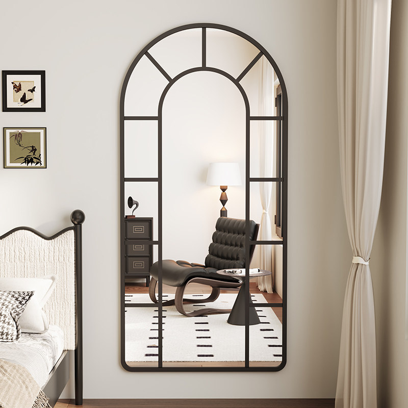 全身镜试衣镜贴墙家用不变形真实穿衣镜法式镜子卧室墙面装饰镜,淘宝优惠券,粉丝福利购,淘宝优惠卷