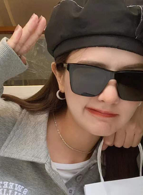 铭戴防紫外线方形时尚女墨镜