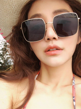 黑色蹦迪新款潮网红个性夏季墨镜