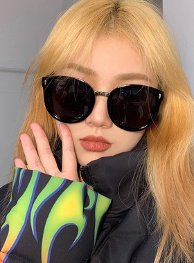 网红时尚黑色墨镜女款偏光太阳镜