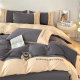 Four-piece quilt set, a complete set of bedding, eight-piece single quilt, pillow, mattress, autumn and winter student six-piece set