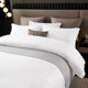 Five-star hotel four-piece set 100 pure white hotel bed linen quilt cover 1.8