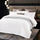 Five-star hotel four-piece set 100 pure white hotel bed linen quilt cover 1.8