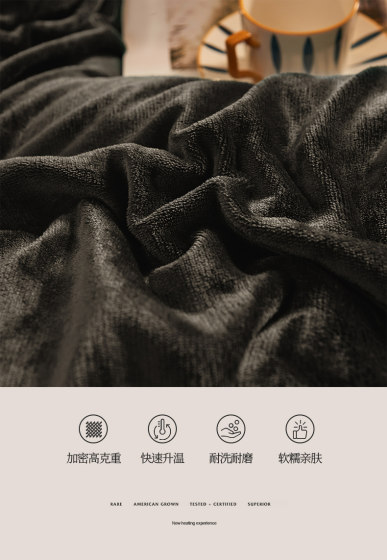 Coral velvet winter quilt milk velvet thickened and warm