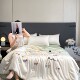Ice silk summer quilt complete set student thin quilt double summer cool quilt machine washable air-conditioned quilt core four-piece set