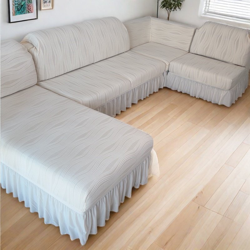 L型无扶手全包沙发套定制贵妃成型沙发罩U型转角脚踏老式四季通用,淘宝优惠券,粉丝福利购,淘宝优惠卷