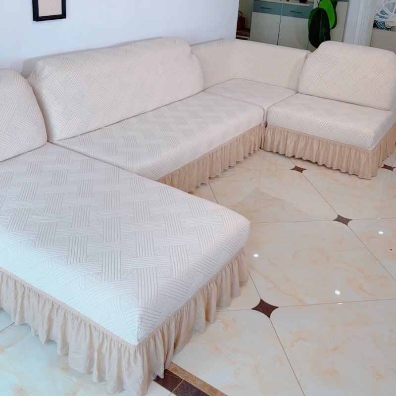 L型无扶手全包沙发套定制贵妃成型沙发罩U型转角脚踏老式四季通用,淘宝优惠券,粉丝福利购,淘宝优惠卷