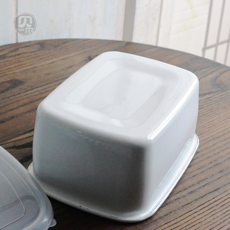 Sealed box enamel rectangular marinated kitchen