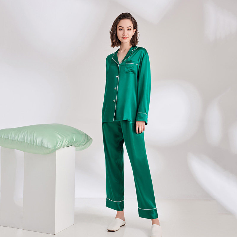 枕水人家全夏加厚款长袖长裤睡衣 枕水人家睡衣/家居服套装