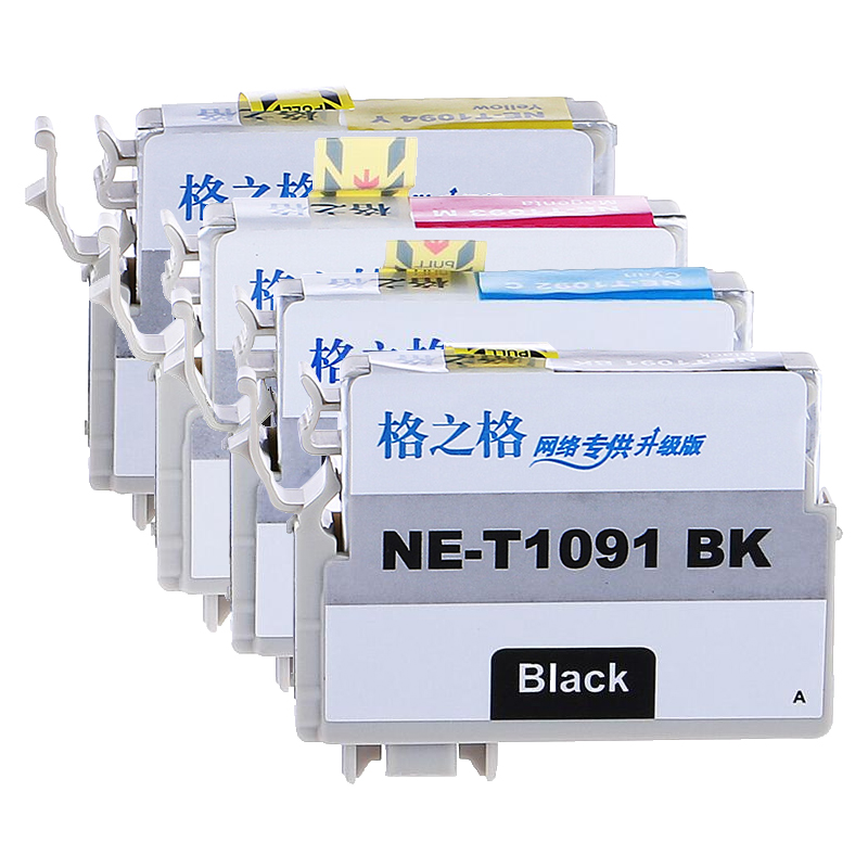 格之格墨盒 适用爱普生T1091墨盒 T1092墨盒 T1093 T1094墨盒 EPSON ME30 ME300 ME700FW ME600F ME1100墨盒 - 图1