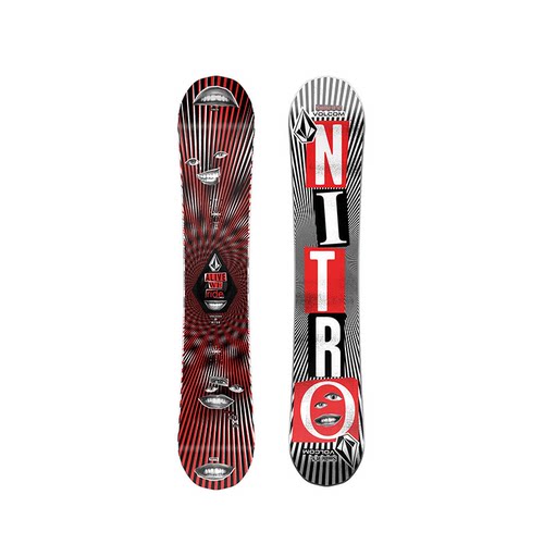 冷山雪具 20款 NITRO 尼卓 Beast x Volcom 滑雪板男款单板公园 - 图2