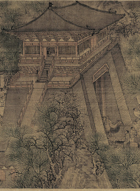 张择端清明上河图长卷十大名画 1:1原作微喷复制品古代名家字画