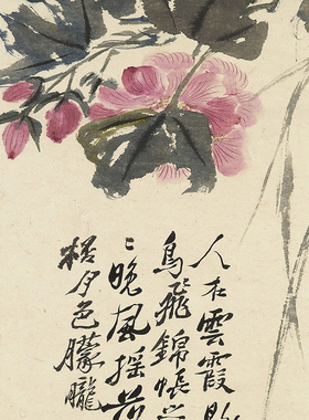 清石涛花卉册十帧艺术微喷复制品