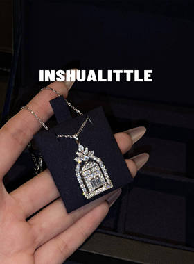 人手匕备~26s新款满钻门窗项链