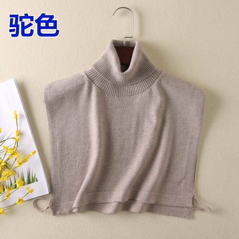 秋冬羊绒假领子男女高领针织羊毛围脖保暖假衣领围巾脖套毛衣披肩,淘宝优惠券,粉丝福利购,淘宝优惠卷