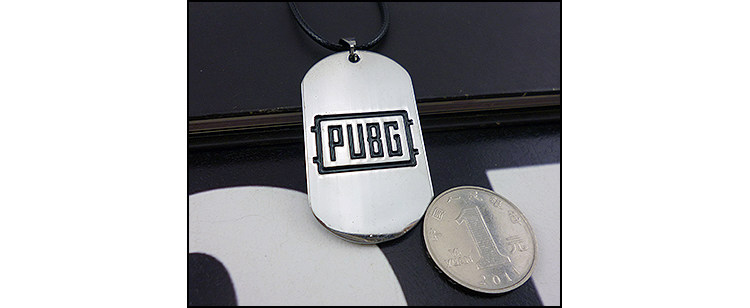 绝地求生钥匙链绝地求生 项链钥匙扣pubg吃鸡军牌狗牌游戏周边battlegrounds礼物