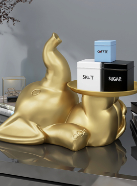 大象钥匙收纳客厅茶几乔迁礼品