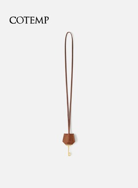 cotemp Lacuna Clavis Necklace 26SS植鞣牛皮皮革钥匙项链