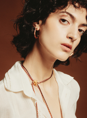 SWAHILL 斯瓦山丘 Tembo 01.大象长颈圈女原创小众设计项链锁骨链