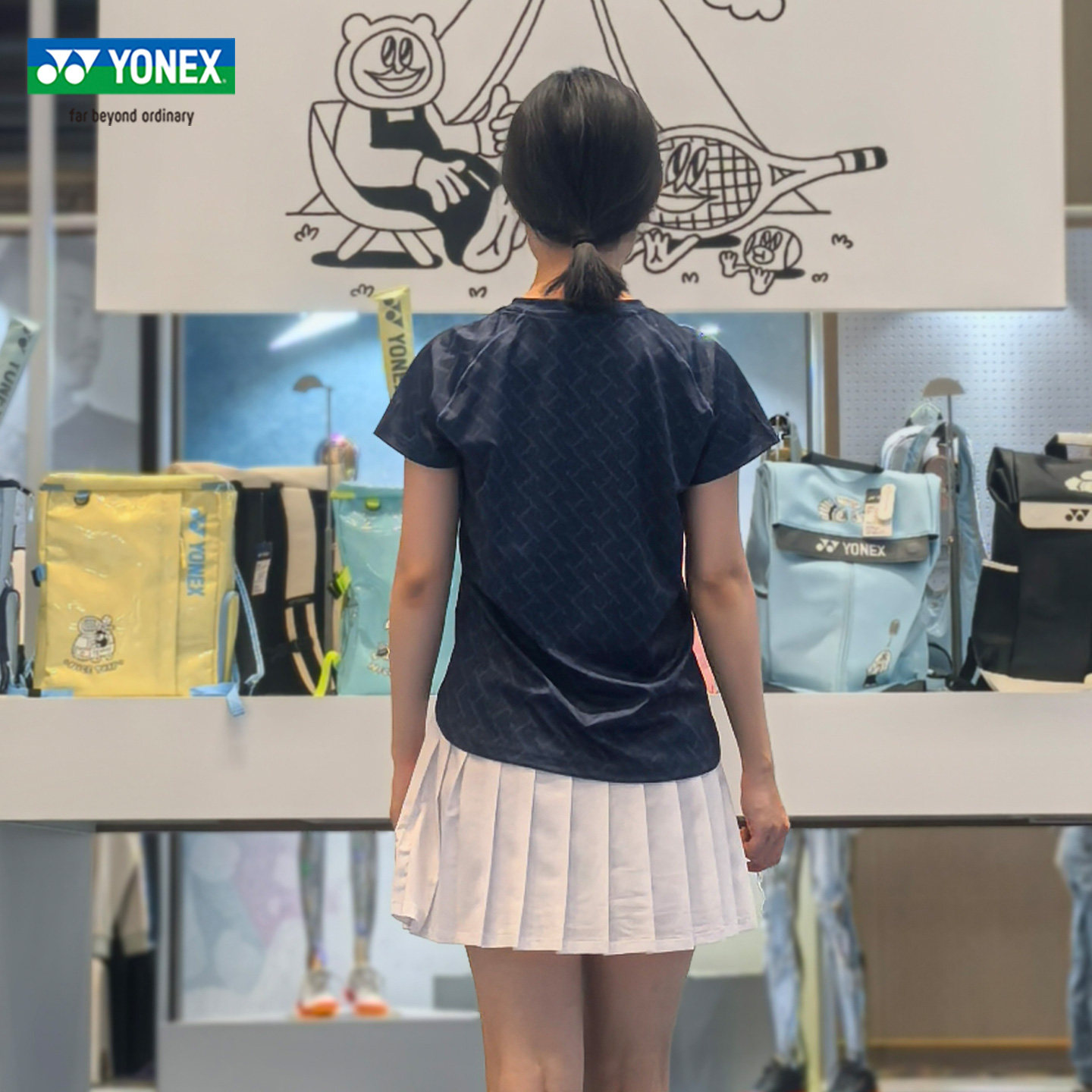 YONEX尤尼克斯羽毛球裙网球裙羽毛球服短裙yy运动健身裙2200526,淘宝优惠券,粉丝福利购,淘宝优惠卷