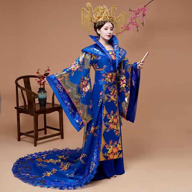 Queen trailing original Tang Dynasty fairy skirt stage costume