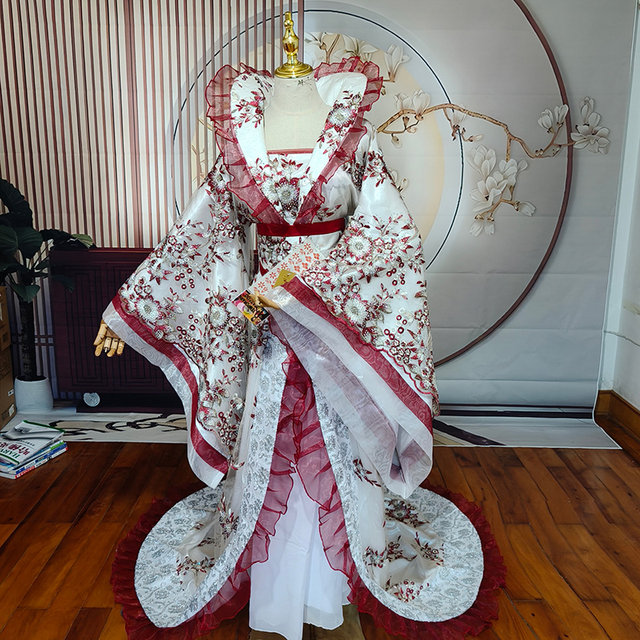 New embroidered diamond-encrusted ancient costume Hanfu factory direct sales