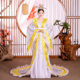 2025 New Costume Heavy Industry Embroidered Large Sleeve Shirt Suit