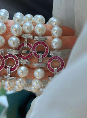 海贝珠秋冬项链12mm正圆