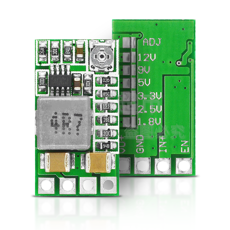 DC-DC直流可调降压电源模块3A小体积mini航模稳压板24转12/5/3.3V - 图3