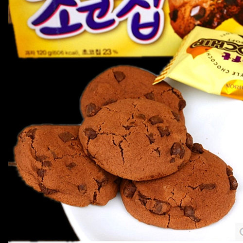 韩国进口好丽友巧克力软曲奇饼干160g盒装休闲软糕点心小零食品-图1