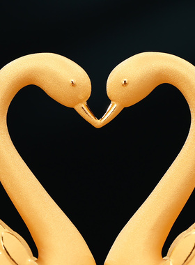 绒沙金结婚礼物新中式客厅刻字