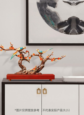 聚善缘铜结婚礼物送新人中式玄关