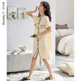 [Та же самая модель торгового центра] Jialefen Nightdressing Summer Cotton Cotton