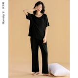 家乐芬 Летняя пижама, тонкие штаны, шелковый комплект, короткий рукав