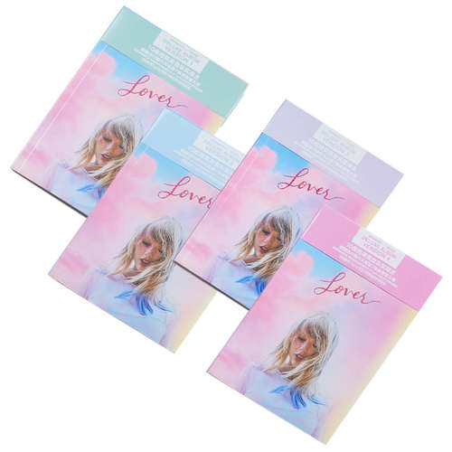 正版 霉霉泰勒斯威夫特 豪华版Taylor Swift Lover 4CD+海报+笔记 - 图1