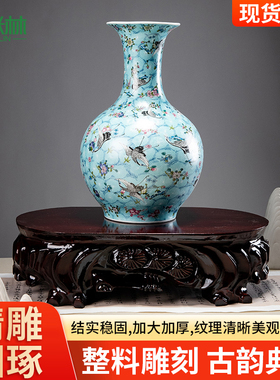 实木加大加高奇石底座