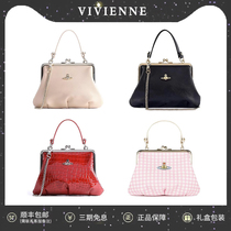 (official website) Vivienne West Too post Saturn Vivian Single shoulder axillary with small square bag dumplings bag
