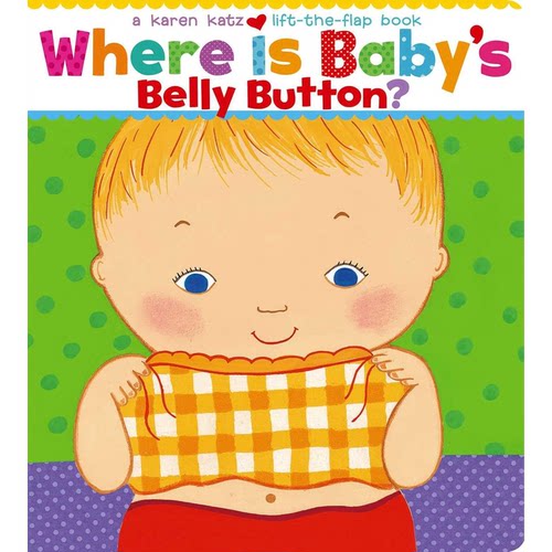 【现货】英文原版 宝宝的肚脐眼在哪里？Where Is Baby's Belly Button?  儿童启蒙绘本书籍 - 图0
