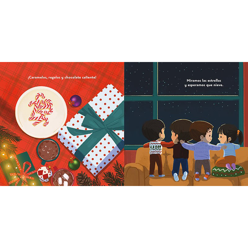 【预售】英文原版Una noche más para la Navidad Hachette Books 一个美好的夜晚直到圣诞节儿童插画故事书籍 - 图0